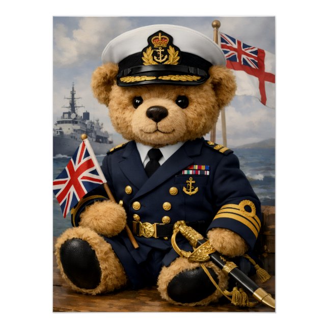 Póster Marinha Real Richard (Frente)