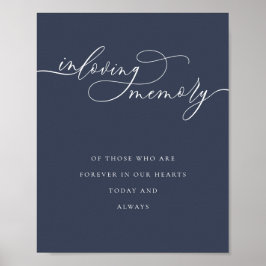 Poster Marinha Script essencial em Memória de Amor
