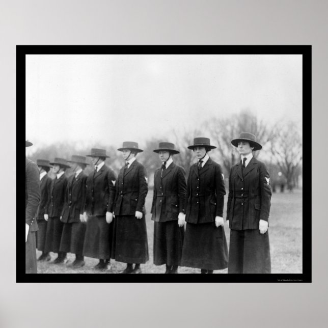 Poster MARINHO dos EUA Lady Lineup 1912 (Frente)