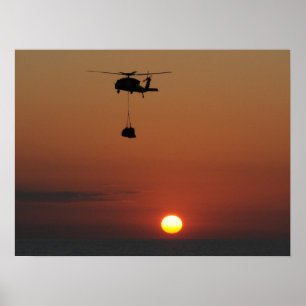 Póster Marinho dos EUA MH-60S Seahawk