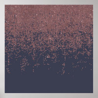 Marinho Dourado Rosa brilhante Ombro Azul