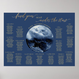 Poster Marinho, Dourado Sinal de Gráfico de Assento de Me