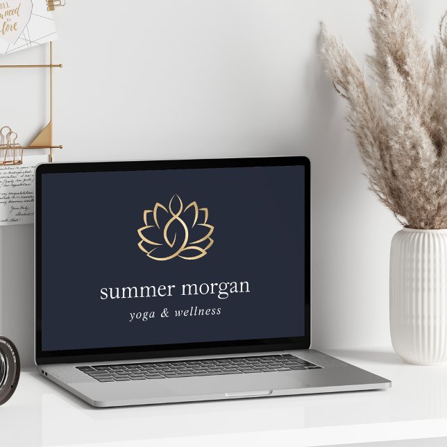 Poster MARINHO DOWNLOAD e Logotipo Dourado do Lotus (Criador carregado)