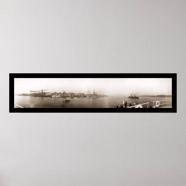 Póster Marinho Mare Yard Vallejo Foto 1911 (Frente)