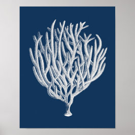 Poster Marinho Sea Coral #1 Praia Decore Wall Art