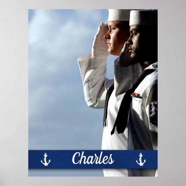 Poster Marinhos personalizados (Frente)