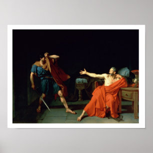 Póster Mário em Minturnae, 1786 (óleo em canvas)