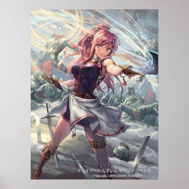 Poster Marisa Fire Emblem As Pedras Sagradas (Frente)