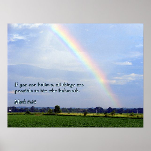 Póster Mark 9:23 Rainbow (Frente)