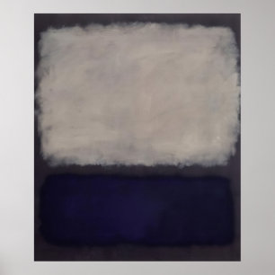 Poster Mark Rothko - Azul e cinza - 1962