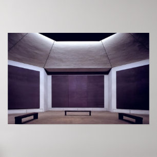 Poster Mark Rothko - Capela Rothko - 1970