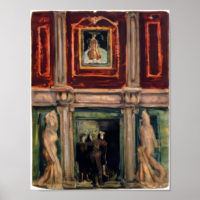 Poster Mark Rothko - Interior - 1936 (Frente)