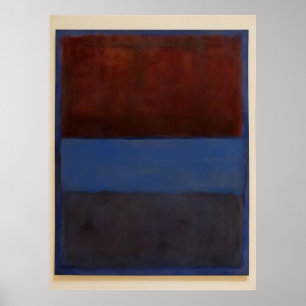 Poster Mark Rothko - Nº 61 (Ferrugem e Azul) - 1953