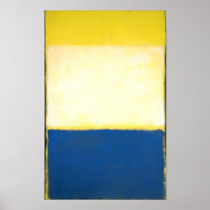 Poster Mark Rothko - Nº 6 (Amarelo, Branco, Azul Sobre Am