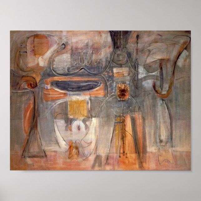 Poster Mark Rothko - Ritos de Lilith - 1945 (Frente)