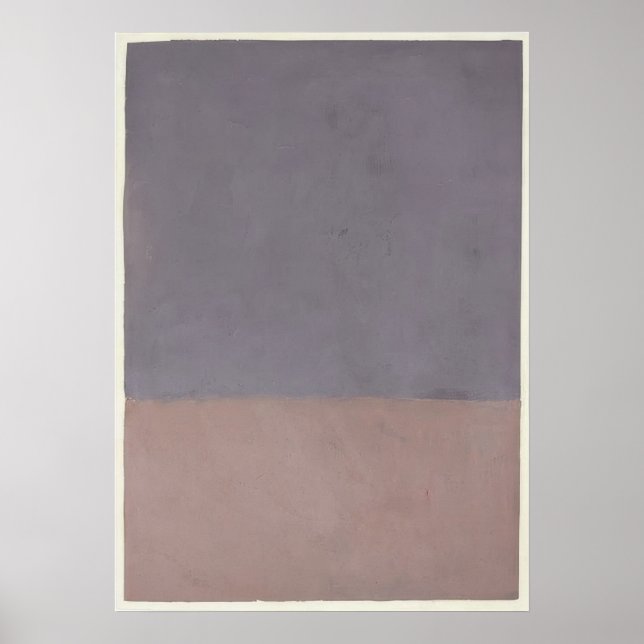 Poster Mark Rothko - Sem título (cinza e malva) - 1969 (Frente)