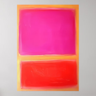 Poster Mark Rothko - Sem Título - Pintura de Campo de Cor