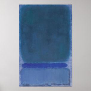 Poster Mark Rothko - Sem Título (Verde sobre Azul) - 1968