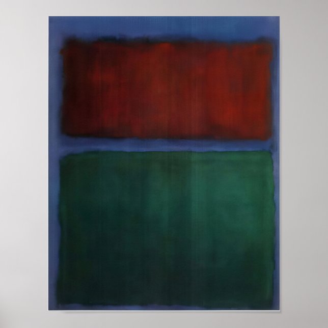 Poster Mark Rothko - Terra & Verde - 1955 (Frente)