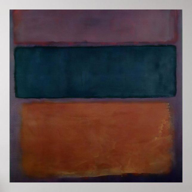 Poster Mark Rothko - Untitled - 1963 (Frente)