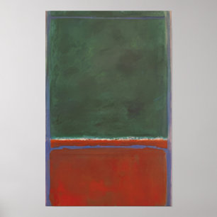 Poster Mark Rothko - Verde e Marrom - 1953
