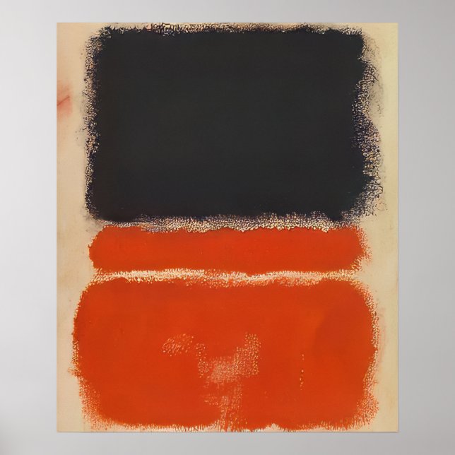 Poster Mark Rothko - Vermelho - 1968 (Frente)