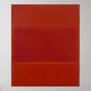 Poster Mark Rothko - Vermelho e Laranja - 1955
