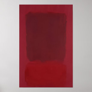 Poster Mark Rothko - Vermelho e Marrom - 1957