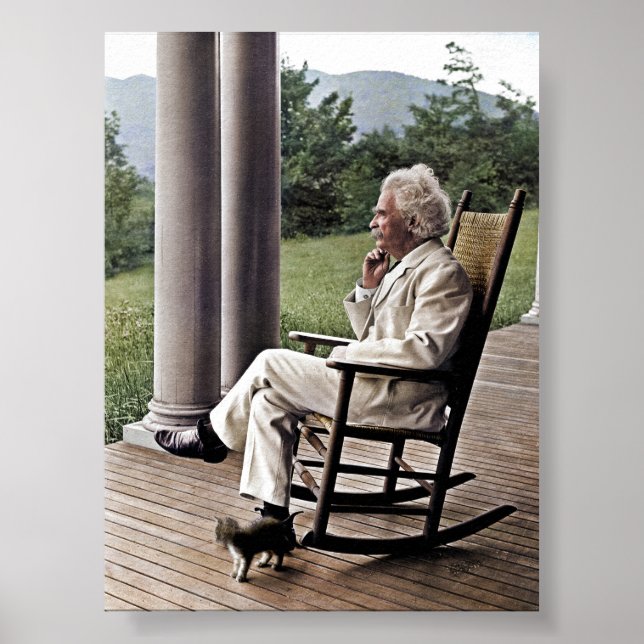 Poster Mark Twain (Frente)