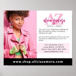 Poster Marketing de Fotografia Personalizada da Moda Mage