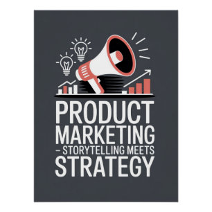 Póster Marketing de Produto – Estratégia Ousada