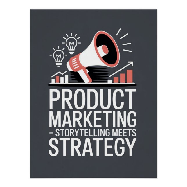 Póster Marketing de Produto – Estratégia Ousada (Frente)