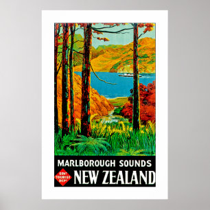 Poster Marlborough soa Nova Zelândia
