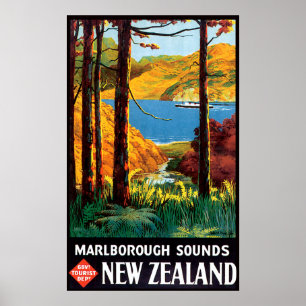 Póster Marlborough Sons Nova Zelândia