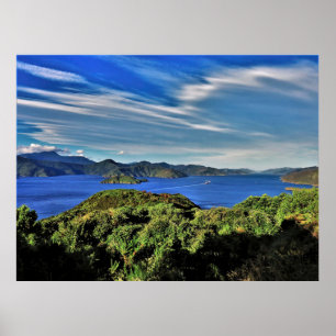 Poster Marlborough Sound
