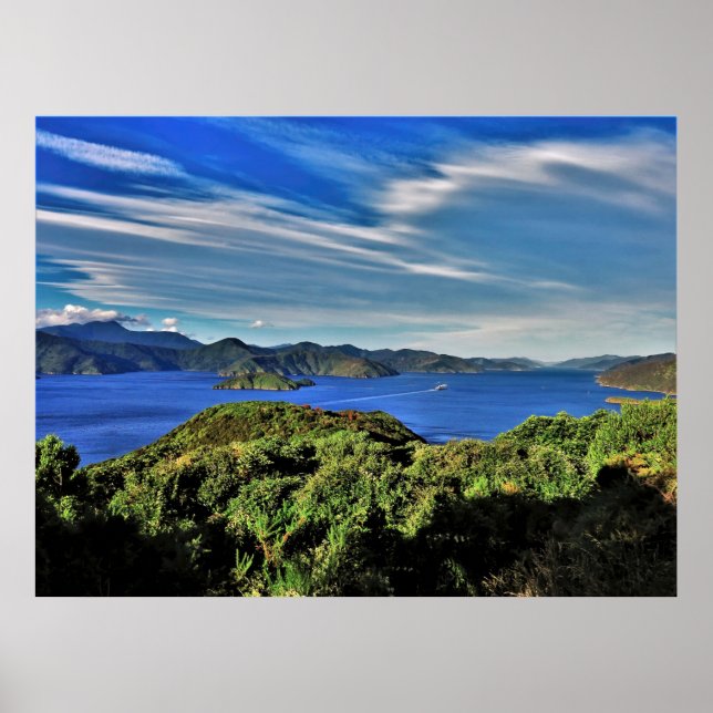 Poster Marlborough Sound (Frente)