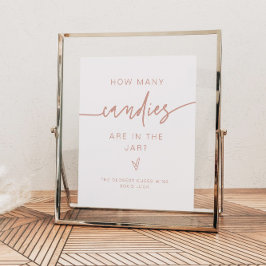 Poster MARLO Blush Pink Quantos Canais Joga Chá de fralda