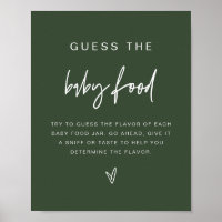 Marlo Boho Forest Green adivinha o jogo da Comida 