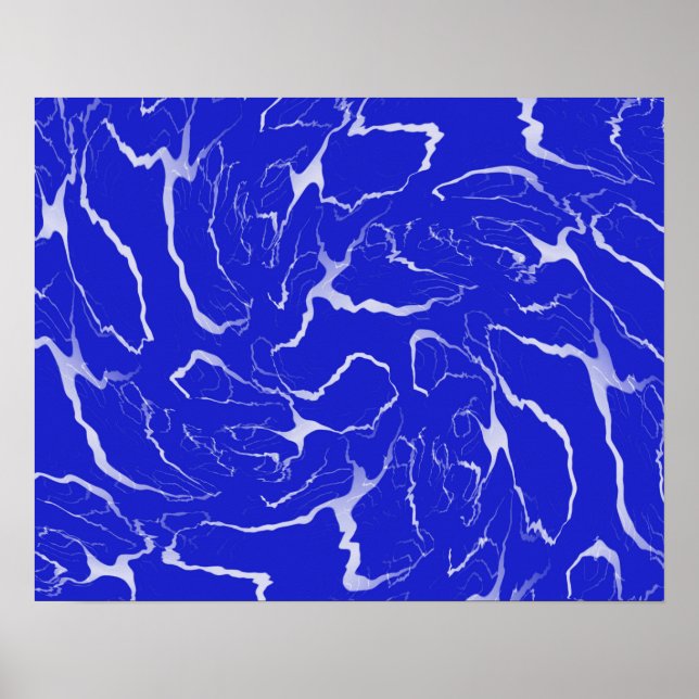 Póster Mármore Azul... (Frente)