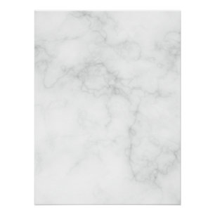 Póster Mármore Branco Moderno