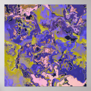 Poster Mármore Radioativo