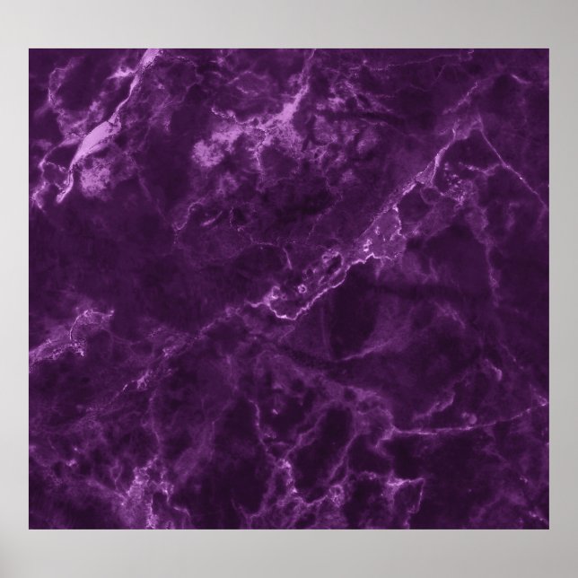 Poster Mármore roxo escuro: textura luxuosa. (Frente)
