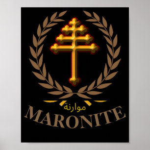 Poster MARONITA  (Cruz Oficial)
