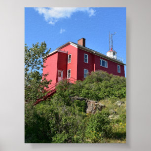 Poster Marquette Lighthouse - também conhecido como Big R