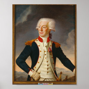 Poster Marquis De Lafayette Portrait