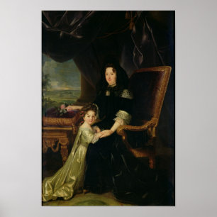 Poster Marquise do d'Aubigne de Francoise de Maintenon