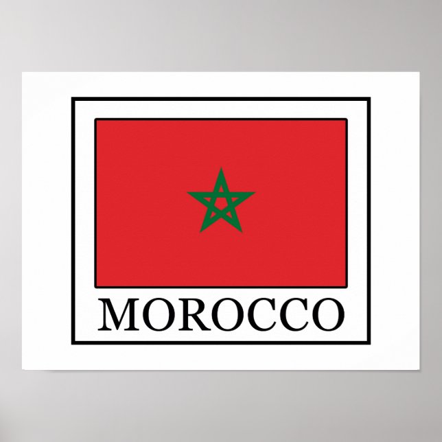 Póster Marrocos (Frente)