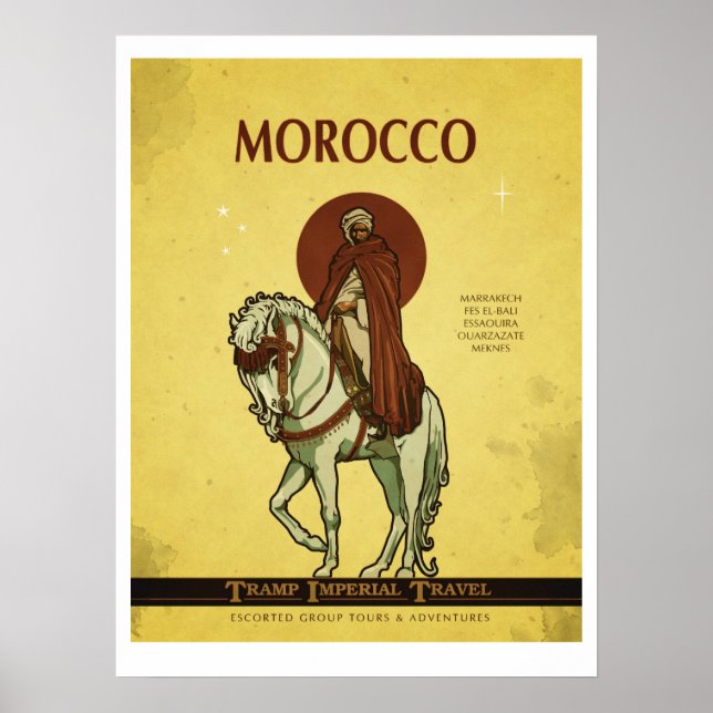 Póster Marrocos (Frente)
