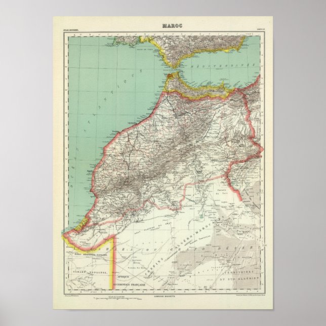 Póster Marrocos e Argélia (Frente)