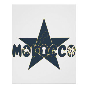 Póster Marrocos é um patrimônio digno de orgulho